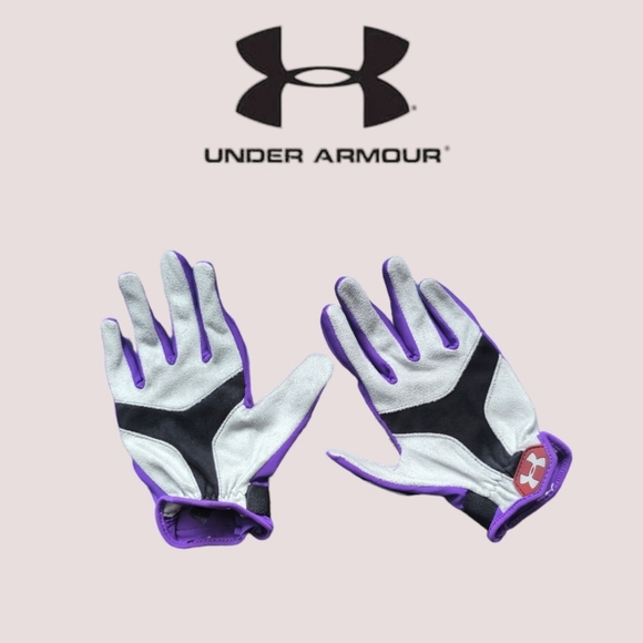 Under Armour | Lacrosse LAX Purple Gloves - Picture 3 of 3